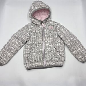 The North Face girls' reversible Thermoball hooded jacket size 3T